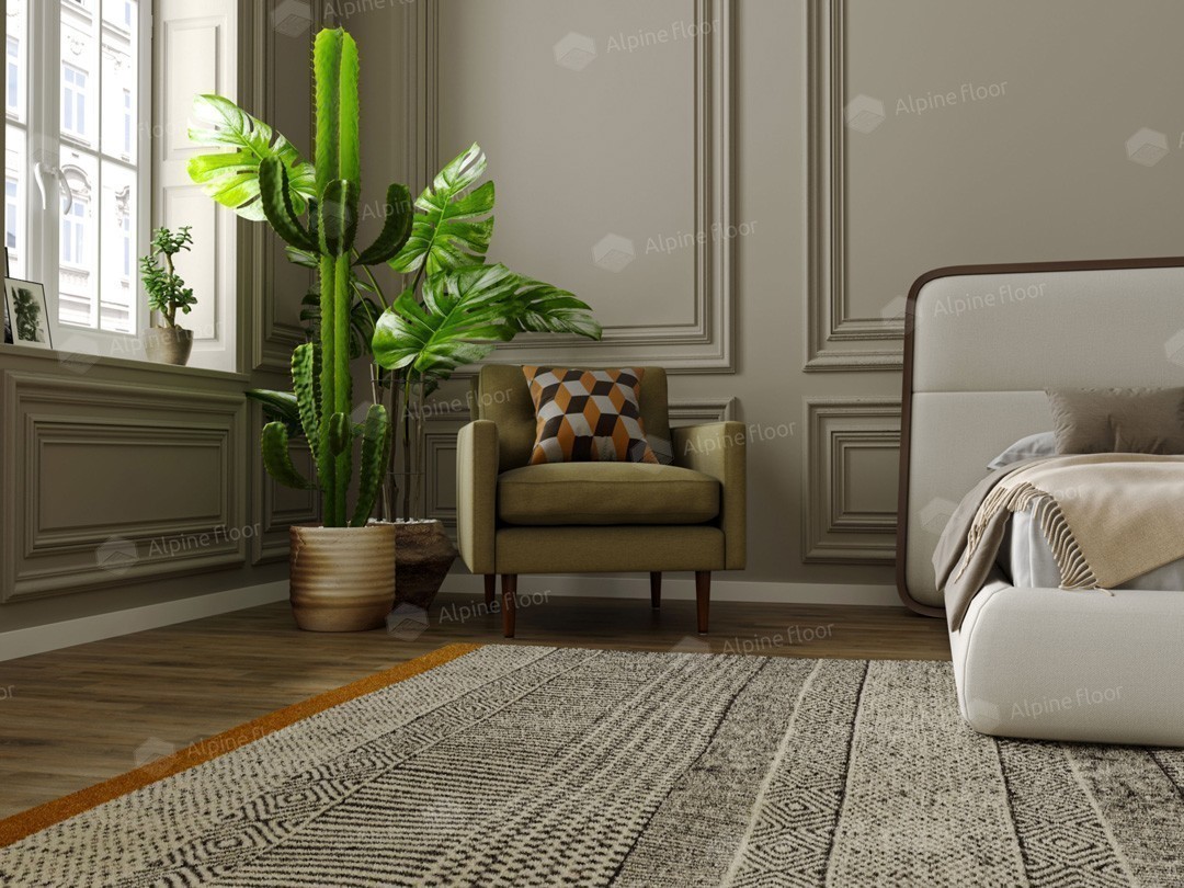 Плинтус дюрополимерный Alpine Floor TL018046 Генар Tanle прямой 2000х80х16, п/окрас